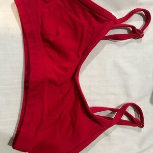 Bombshell Sportswear Red Strappy Bralette